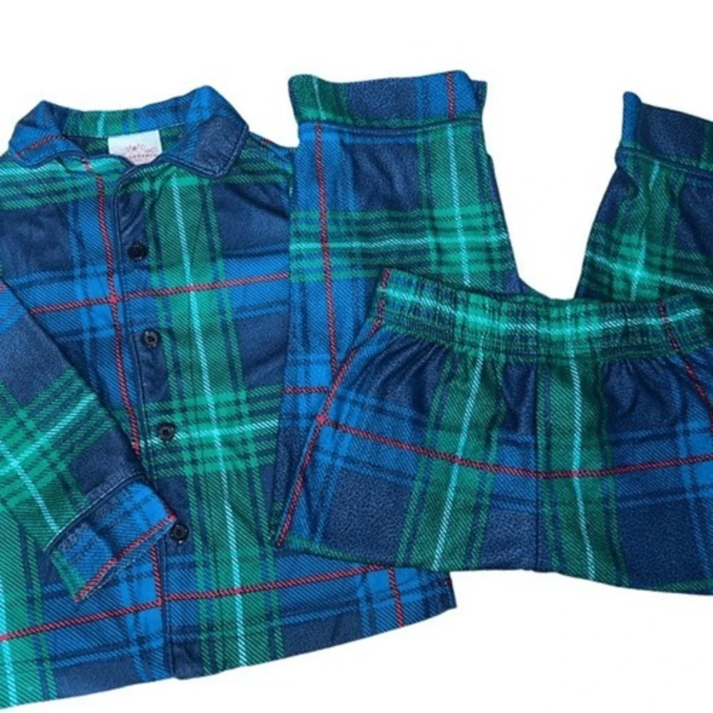 Wondershop Toddler Plaid Christmas Pajamas 2T Tartan Family Matching PJs Set
